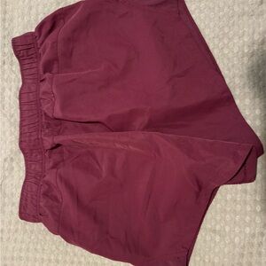 Women's Burgundy Shorts